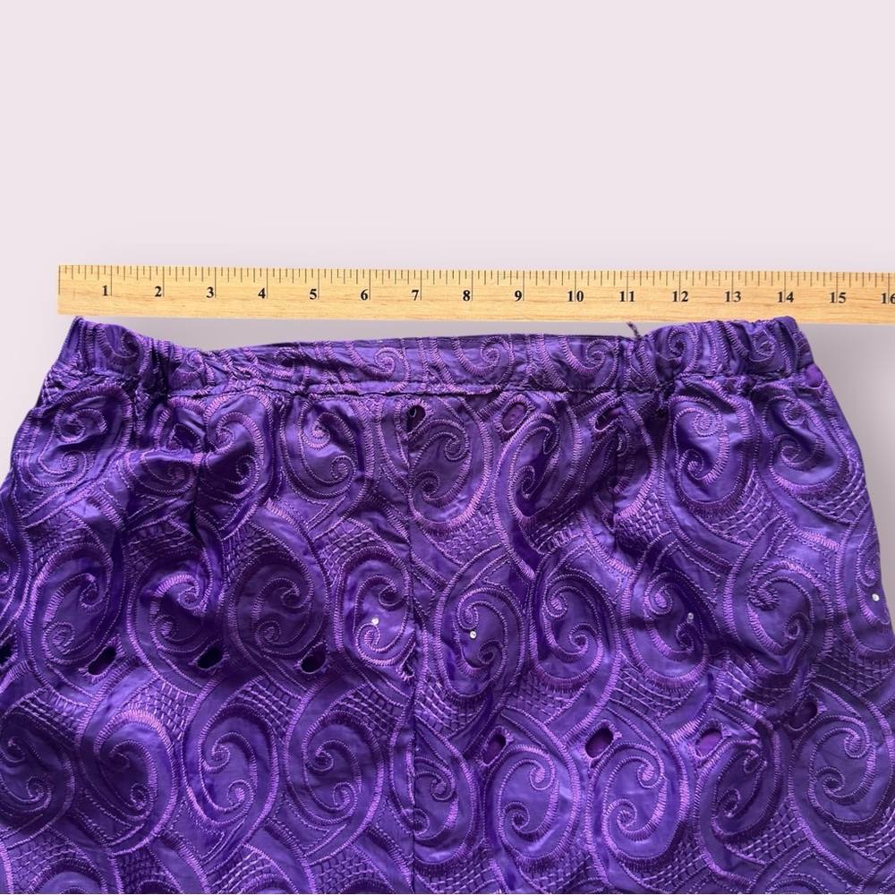 Vintage Purple Skirt Set with Top, Whimsygoth Witchcore Regency Vibes - Picture 11 of 14